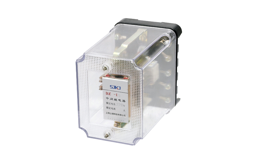 DZ-17中間繼電器接線圖及開孔尺