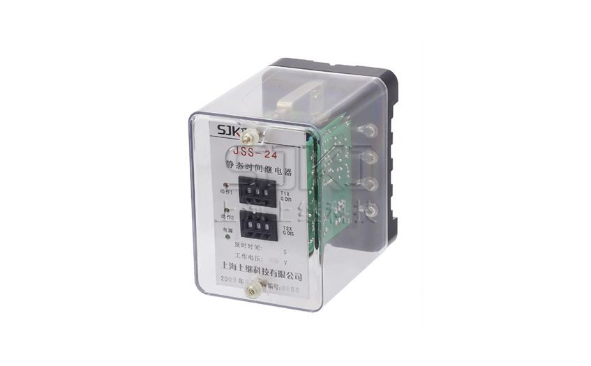 JSS-24繼電器_JSS-24時間繼電器_接線圖