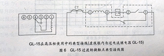 gl-15、25反時(shí)限過流繼電器接線圖 gl-15、25反時(shí)限過流繼電器接線圖