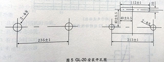 gl-15、25反時(shí)限過流繼電器安裝開孔圖 gl-15、25反時(shí)限過流繼電器安裝開孔圖