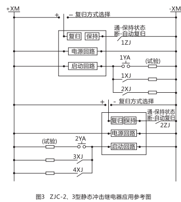 ZJC-2靜態沖擊繼電器內部接線及外引接線圖(正視圖)2 ZJC-2靜態沖擊繼電器內部接線及外引接線圖(正視圖)2