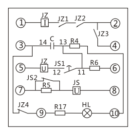 DH-2A內(nèi)部接線 DH-2A內(nèi)部接線
