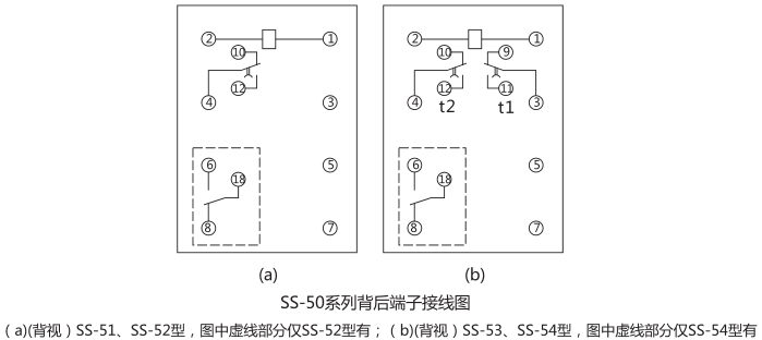 SS-52時間繼電器內(nèi)部接線圖及外引接線圖片 SS-52時間繼電器內(nèi)部接線圖及外引接線圖片