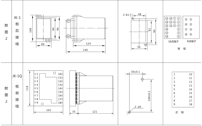 SJ-11A/11集成電路時間繼電器外形尺寸及開孔尺寸圖片二 SJ-11A/11集成電路時間繼電器外形尺寸及開孔尺寸圖片二