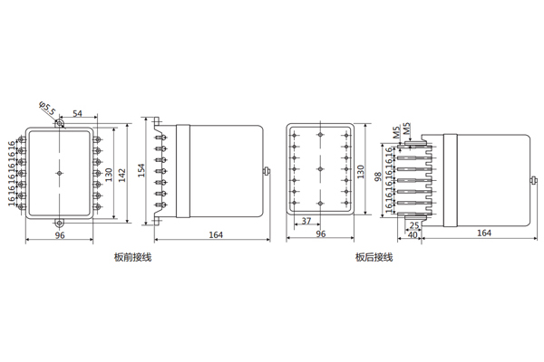 ZJ5開孔尺寸圖 ZJ5開孔尺寸圖