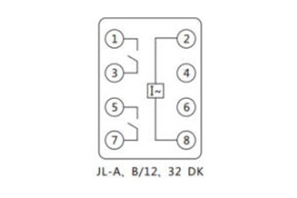 JL-A-12DK內(nèi)部接線及外引端子圖 JL-A-12DK內(nèi)部接線及外引端子圖(正視圖)1.jpg